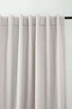 Clearance Off White Taha Rod Pocket Back Tab Blackout Curtain Sheer Curtains & Window Sheer Panels|Blackout Window Curtains