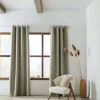 Best Olive Tajo Panel Curtain Sheer Curtains & Window Sheer Panels|Room Darkening & Light Filtering Curtains