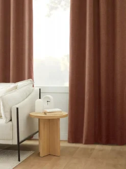 Outlet Orange Dion Blackout Curtain Sheer Curtains & Window Sheer Panels|Blackout Window Curtains