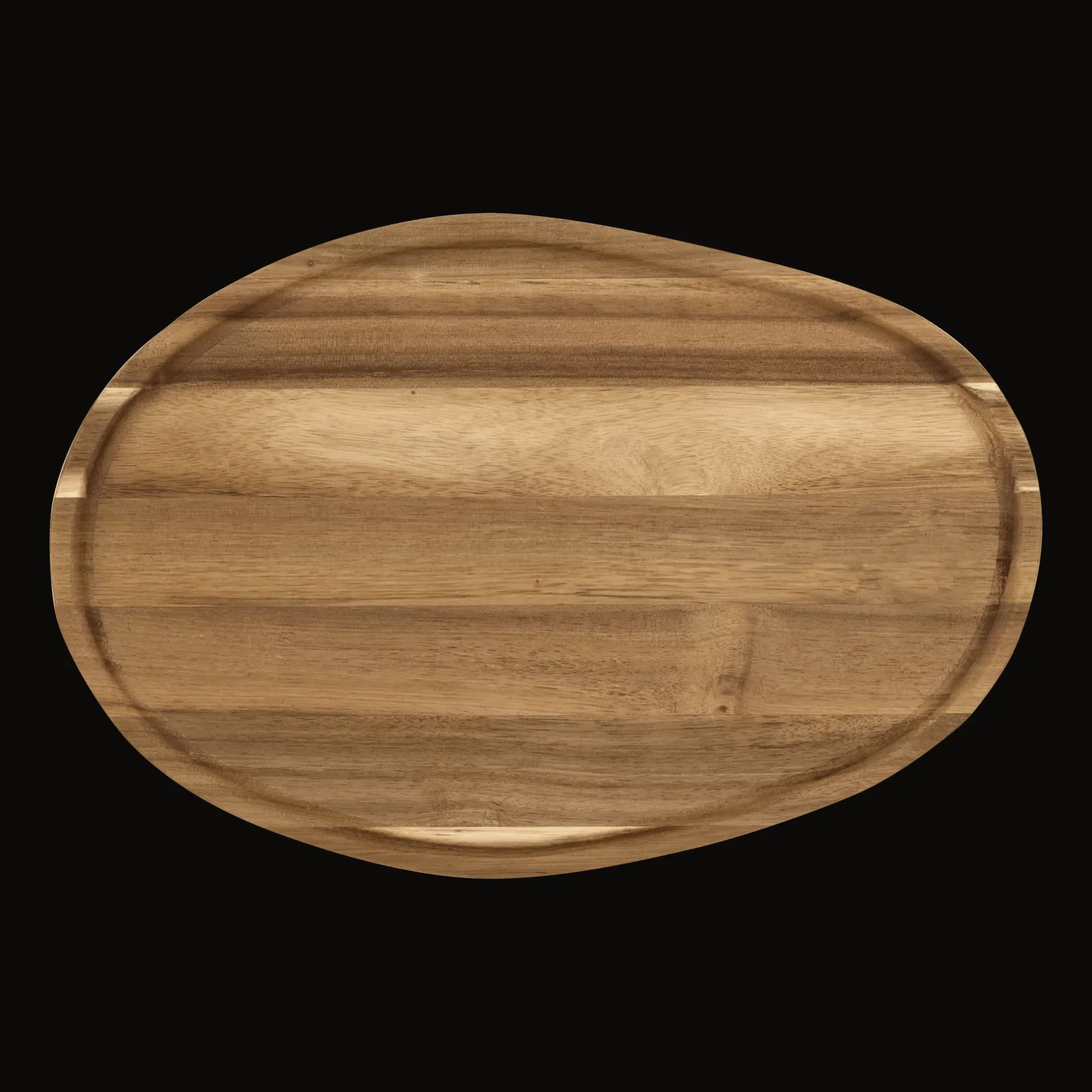 Discount Oval Wood Tray Home Decorative Items & Objects