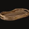 Hot Oval Wood Tray Home Decorative Items & Objects