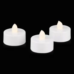 Online 6-Pack LED Tea Lights Candles & Candle Stick Holders