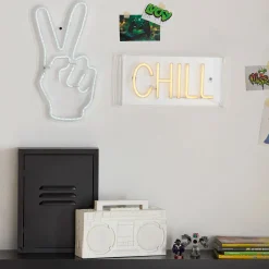 Hot Peace Sign Neon Light Wall Decor Junior Wall Decor & Mirrors