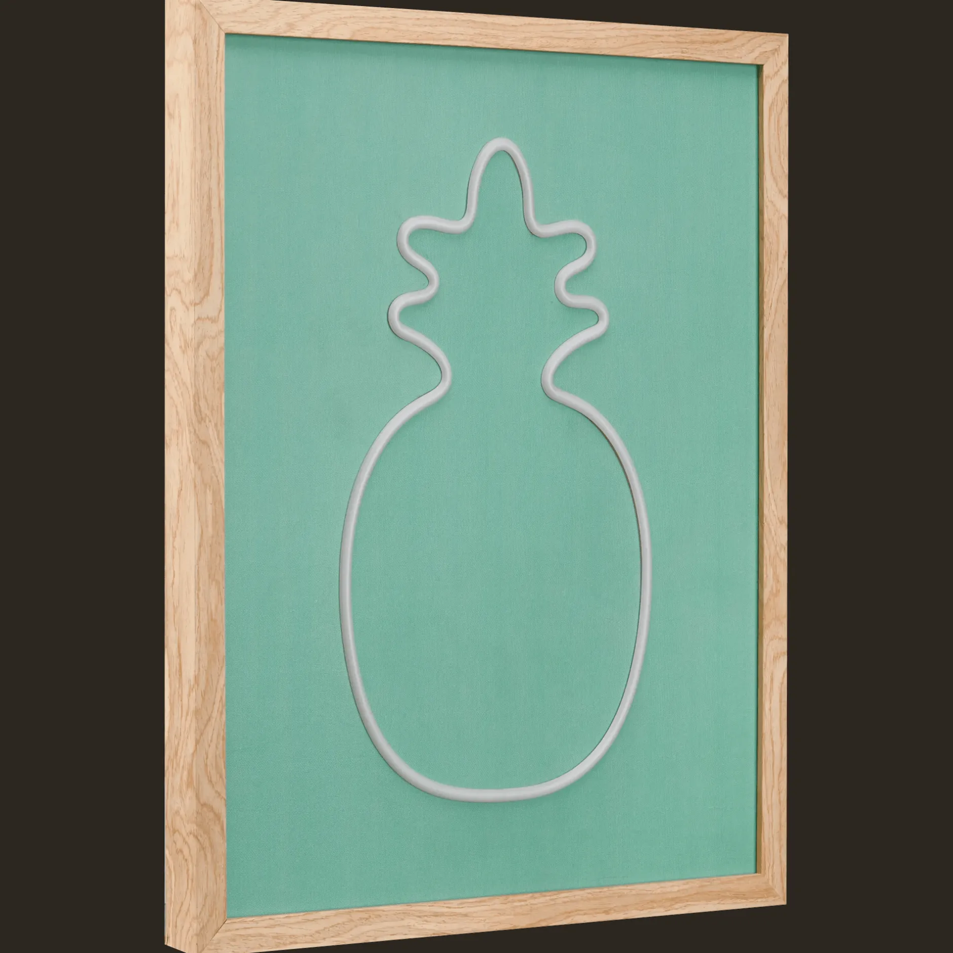 Outlet Pineapple Neon Wall Art Junior Wall Decor & Mirrors