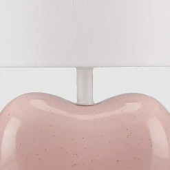 New Pink Heart Shaped Table Lamp Junior Lighting