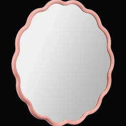 New Pink Scalloped Mirror Junior Wall Decor & Mirrors
