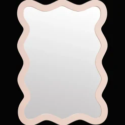 Discount Pink Wavy Mirror Junior Wall Decor & Mirrors