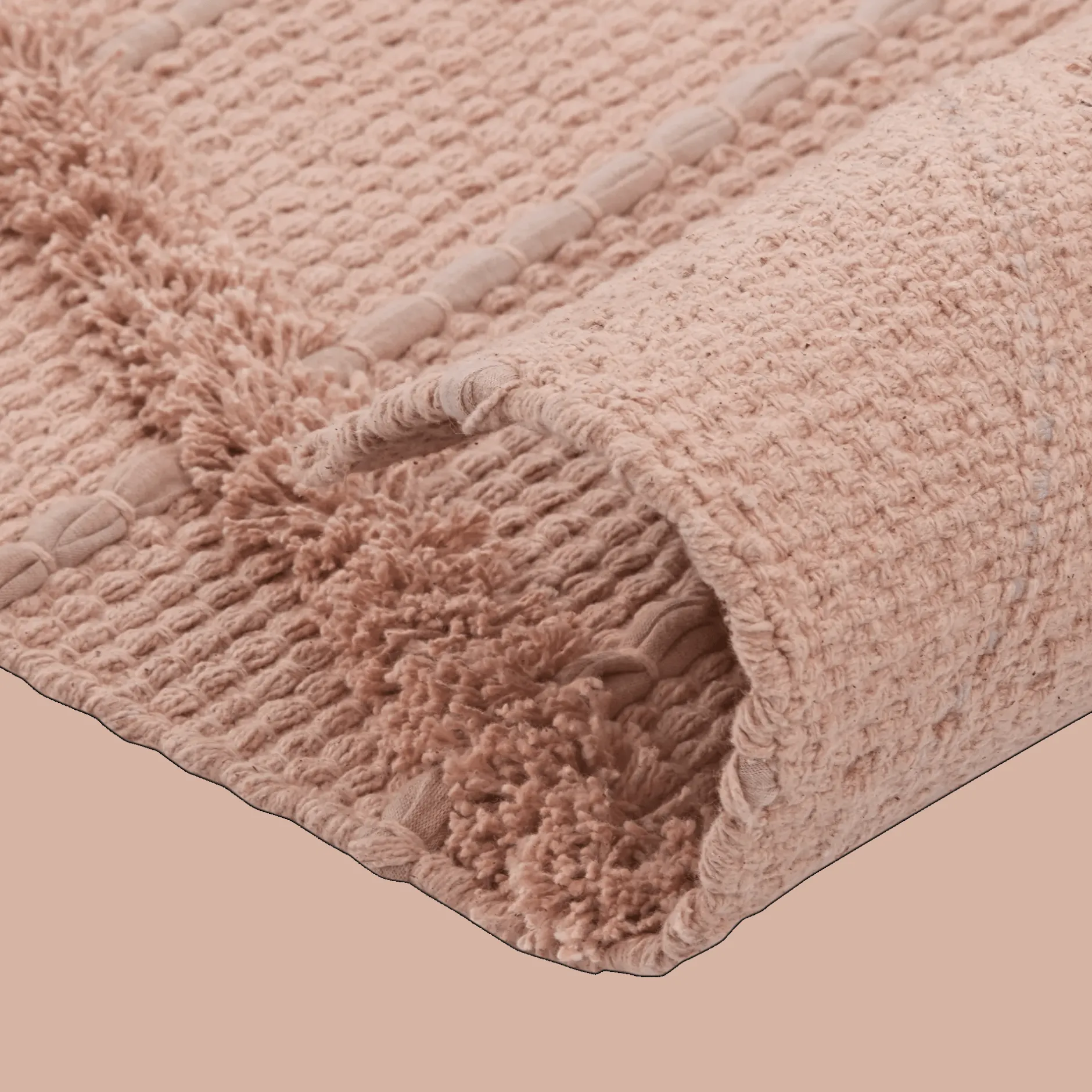 Pink Wiley Cotton Rug Rugs