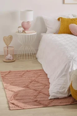 Pink Wiley Cotton Rug Rugs
