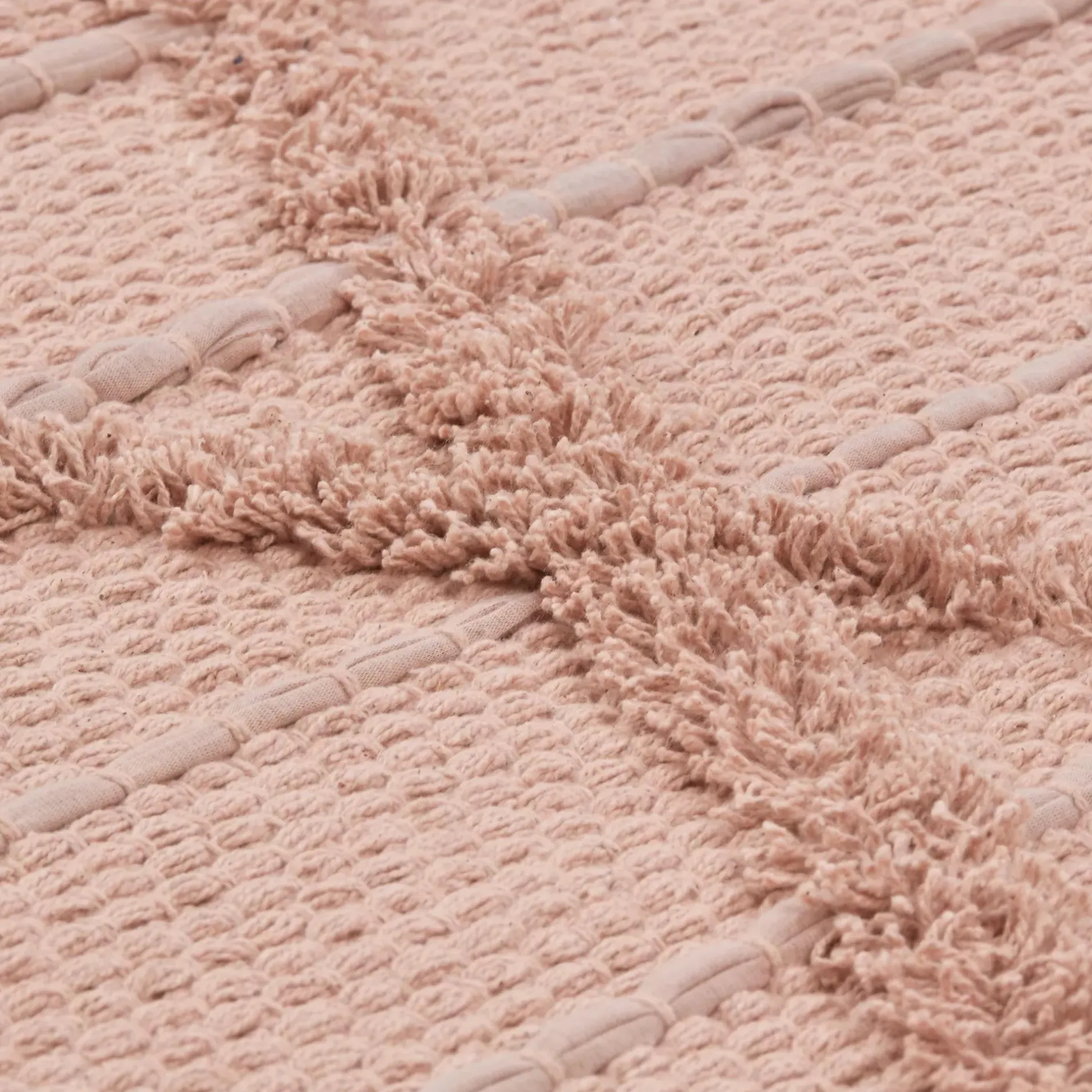 Pink Wiley Cotton Rug Rugs