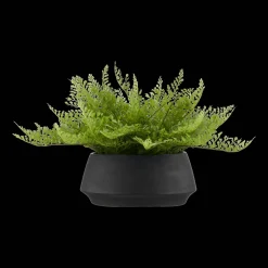Hot Pot with Artificial Fern Artificial Plants