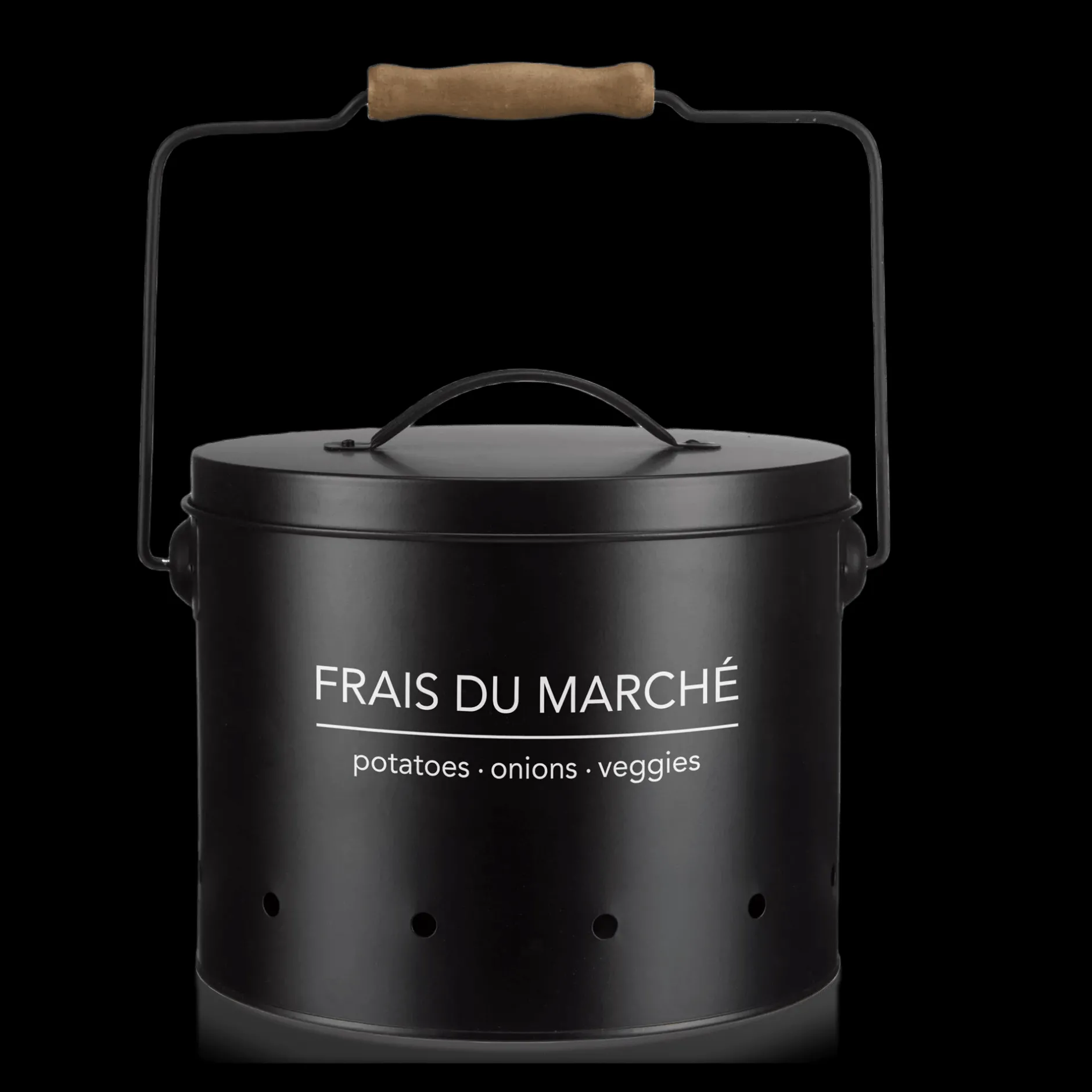 Clearance Potato/Onion/Veggies Rustic Metal Bin Dinnerware|Kitchen & Dining Accessories