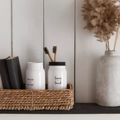 Outlet Rectangular Natural Fiber Storage Tray Storage Baskets & Hampers|Storage & Baskets