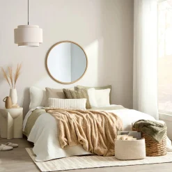 Online Ribbed Beige Ceiling Lamp Ceiling Lamps