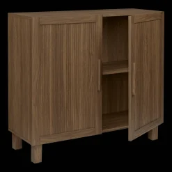 Hot Ribbed Door Walnut Veneer Buffet Furniture Accessories|Buffet Tables & Credenzas