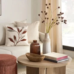 Online Ribbed 2-Tone Vase Modern Decorative Vases|Home Decorative Items & Objects