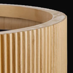 Sale Ribbed Wood Ceiling Lamp Ceiling Lamps