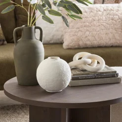 Discount Round Ceramic Table Vase Home Decorative Items & Objects