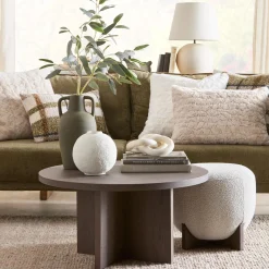 Discount Round Ceramic Table Vase Home Decorative Items & Objects