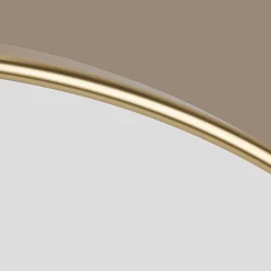 Discount Round Gold Aluminum Frame Mirror Mirrors