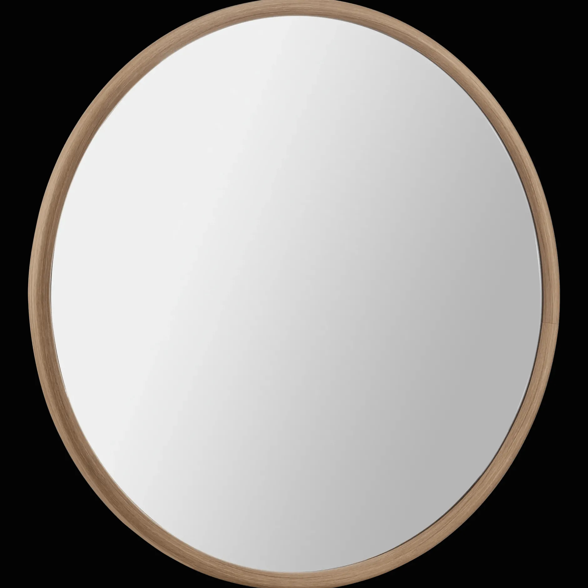 Best Round Mirror with Natural Frame Mirrors