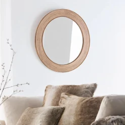 Best Round Pine Wood Mirror Mirrors