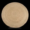 Clearance Round Solid Jute Rug Rugs