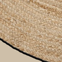 Clearance Round Solid Jute Rug Rugs