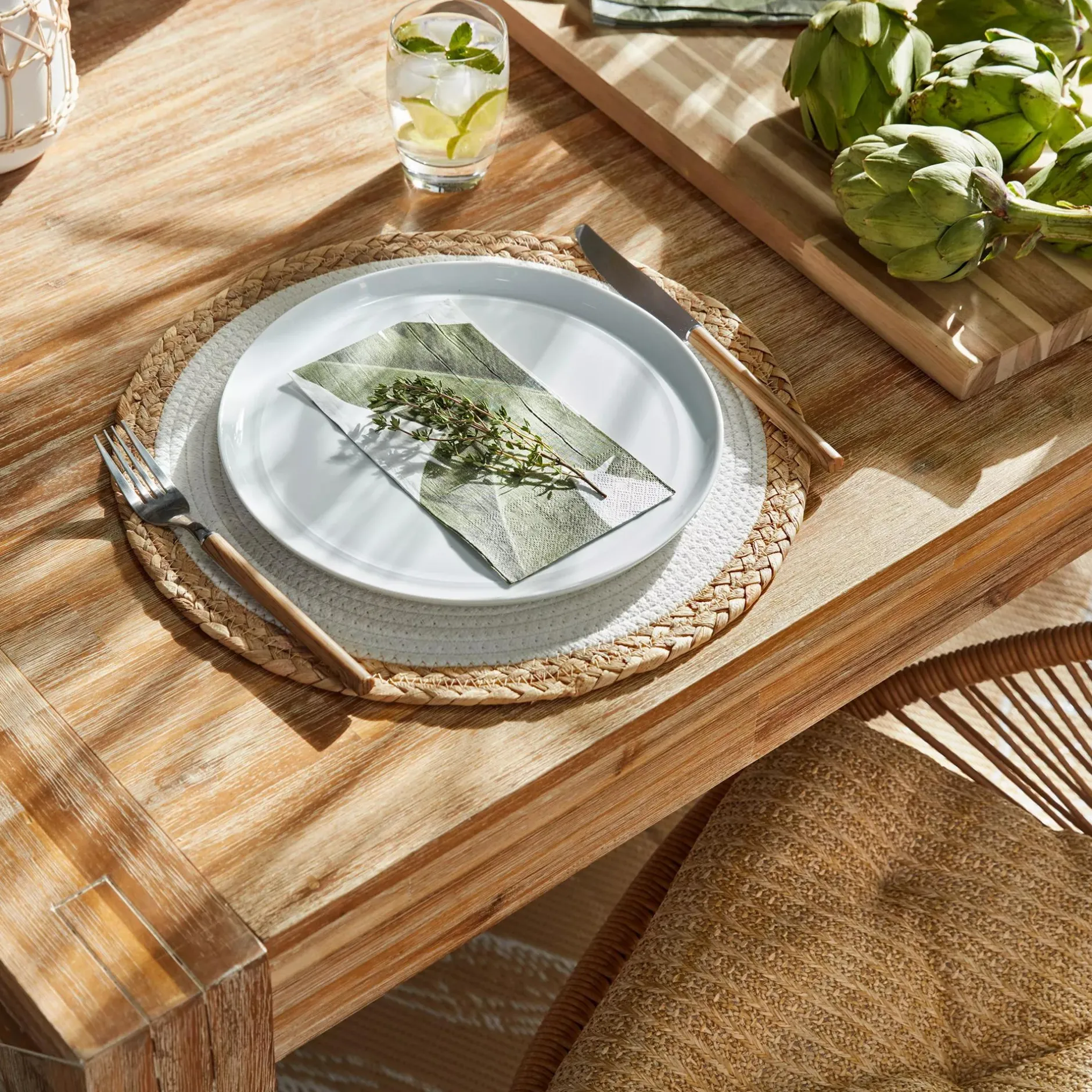 Best Round Straw Placemat Dinnerware|Tablecloths & Placemats