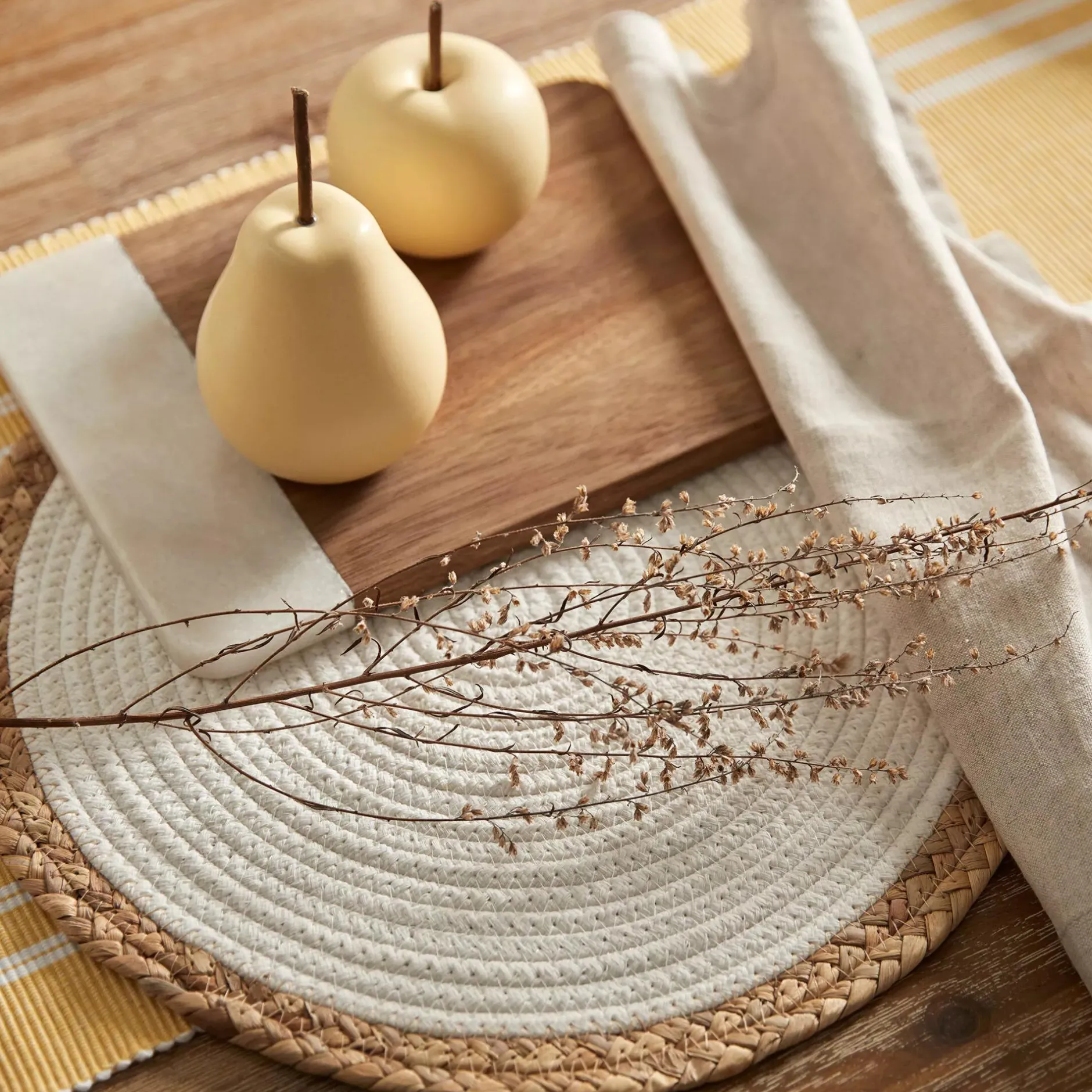 Best Round Straw Placemat Dinnerware|Tablecloths & Placemats