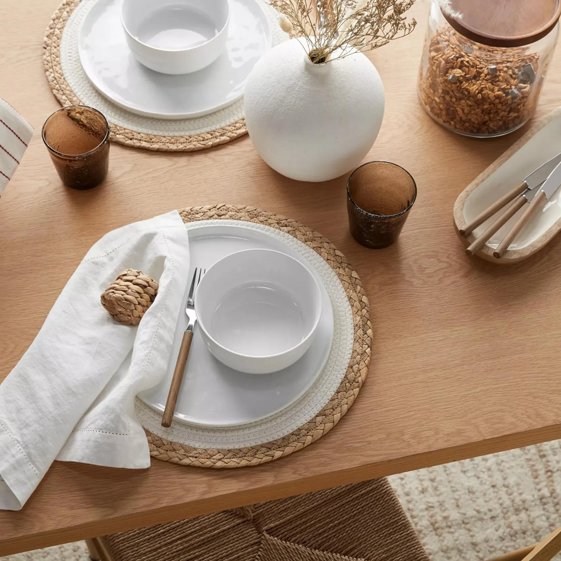 Best Round Straw Placemat Dinnerware|Tablecloths & Placemats