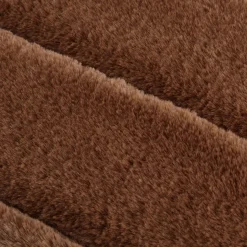 Discount Rust Cougar Faux Fur Throw Pillow Decorative Throw Pillows