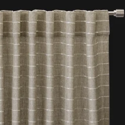 Discount Saara Beige Back-Tab Curtain Sheer Curtains & Window Sheer Panels|Room Darkening & Light Filtering Curtains