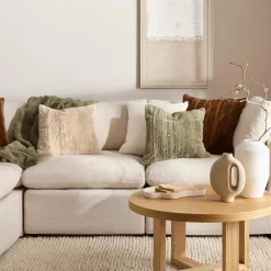 New Sage Ellyn Faux Fur Throw Decorative Throws & Blankets