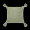 Discount Sage Erna Decorative Pillow with Tassels Junior Throw Pillows