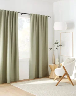 Outlet Sage Taha Rod Pocket Back Tab Blackout Curtain Sheer Curtains & Window Sheer Panels|Blackout Window Curtains