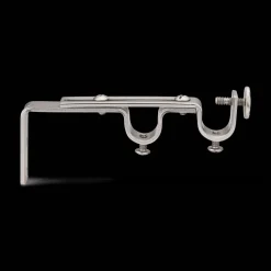 Satin Double Brackets Curtain Rod Set Accessories|Curtain Rods
