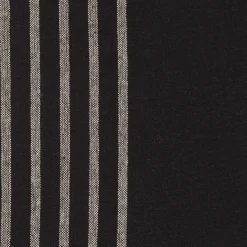 Hot Set of 4 Black & Natural Fringed Fabric Placemats Dinnerware|Kitchen & Dining Accessories