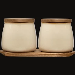 Hot Set of 2 Ceramic Jar Dinnerware|Kitchen & Dining Accessories