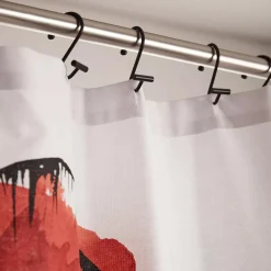 Set of 12 Shower Curtain Hooks Shower Curtains