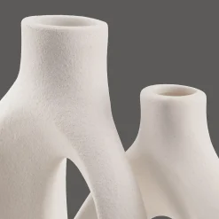 Online Set of 2 Speckled Ceramic Table Vase Modern Decorative Vases|Home Decorative Items & Objects