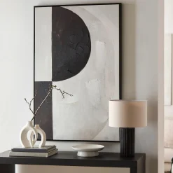 Online Set of 2 Speckled Ceramic Table Vase Modern Decorative Vases|Home Decorative Items & Objects