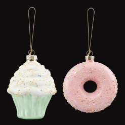 Hot Set of 2 Treats Ornaments Junior Decorative Accessories