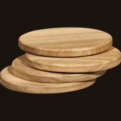 Online Set of 4 Wood Coasters Dinnerware|Kitchen & Dining Accessories