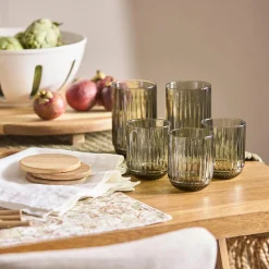 Online Set of 4 Wood Coasters Dinnerware|Kitchen & Dining Accessories