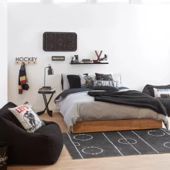 Outlet Sherpa Bean Bag Chair Junior Bedroom Furniture