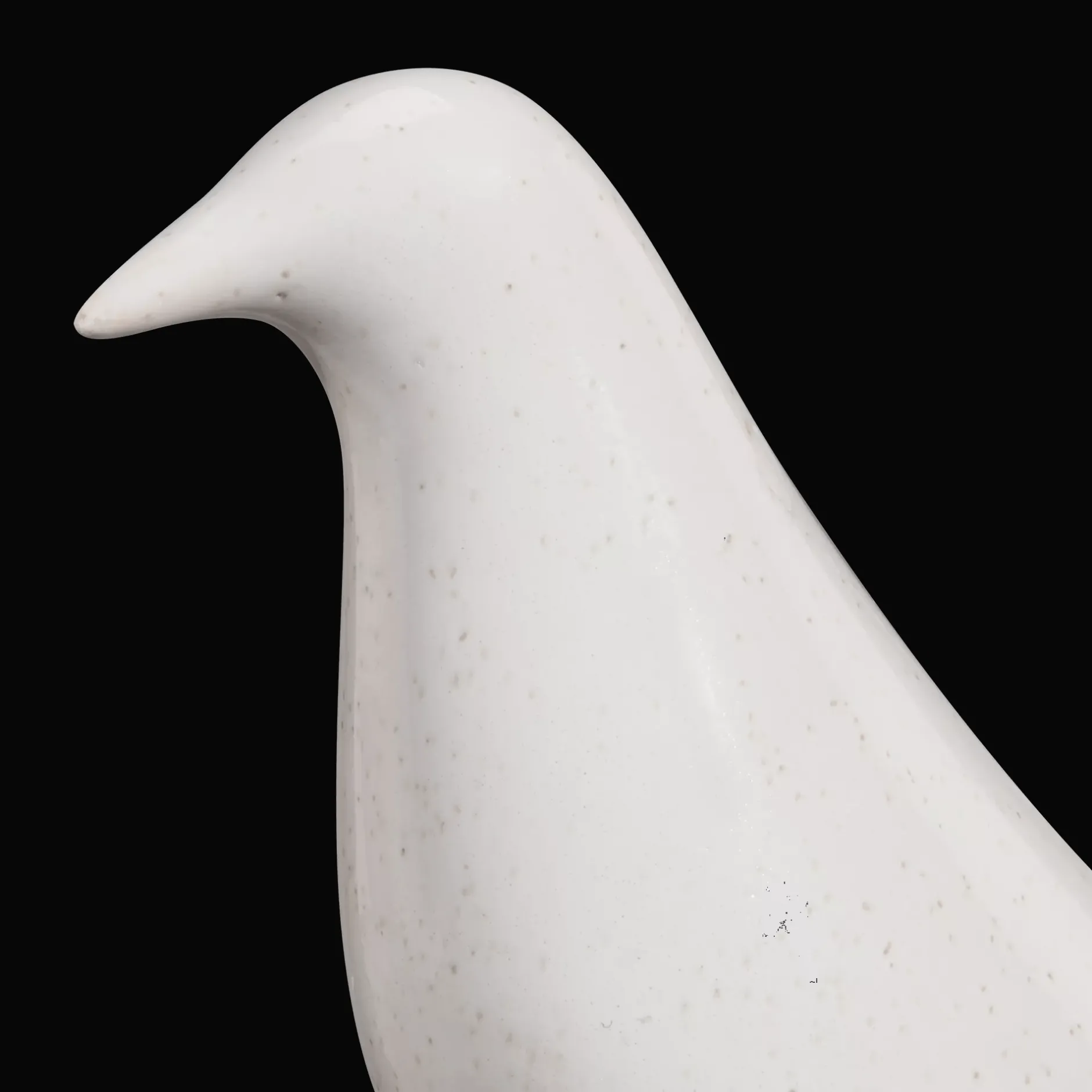 Clearance Speckled Ceramic Decorative Bird Home Decorative Items & Objects