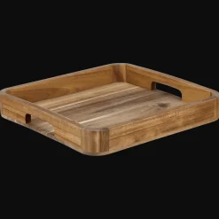 Square Acacia Wood Tray Home Decorative Items & Objects