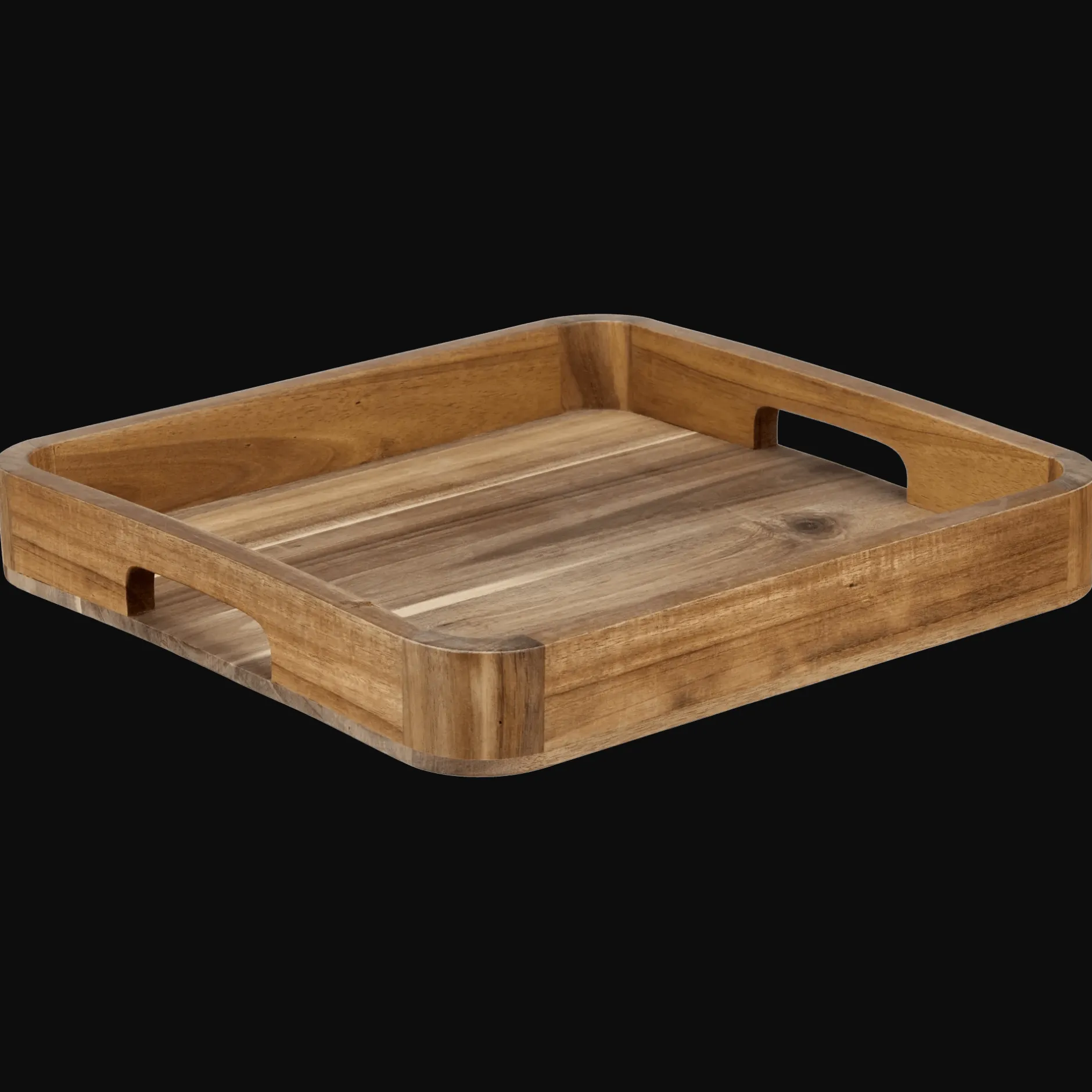 Square Acacia Wood Tray Home Decorative Items & Objects