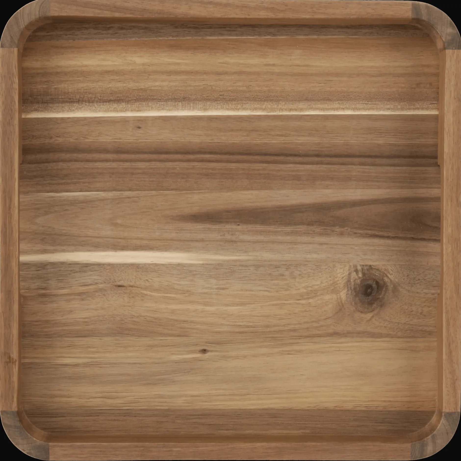 Square Acacia Wood Tray Home Decorative Items & Objects